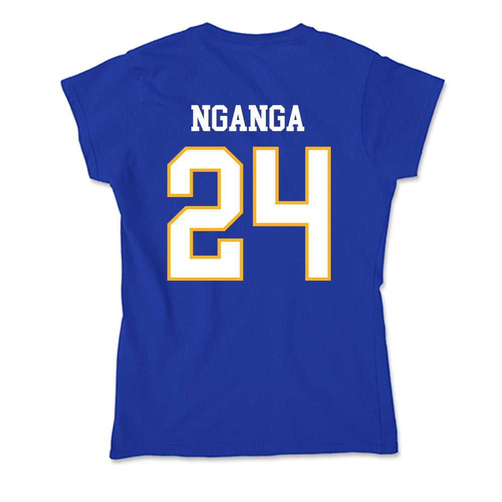 SJSU - NCAA Men's Basketball : Sadraque Nganga - Soft Style Women’s T-Shirt-1