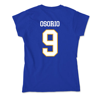SJSU - NCAA Women's Water Polo : Jennine Osorio - Soft Style Women’s T-Shirt-1