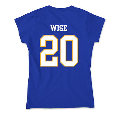 SJSU - NCAA Men's Basketball : Christian Wise - Soft Style Women’s T-Shirt-1