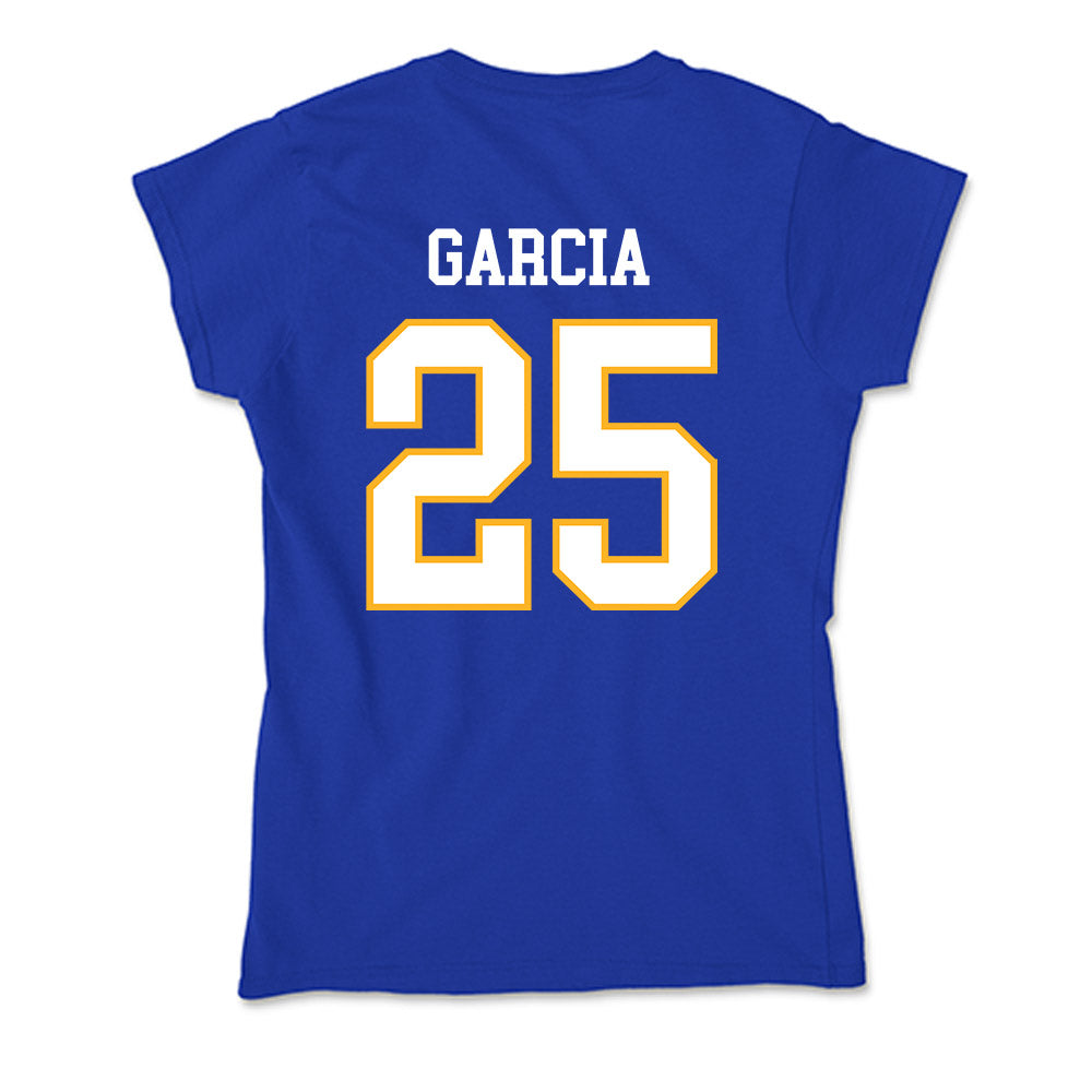 SJSU - NCAA Men's Soccer : Emmanuel Garcia - Soft Style Women’s T-Shirt-1