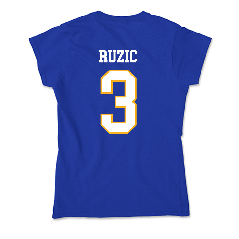 SJSU - NCAA Women's Water Polo : Emma Ruzic - Soft Style Women’s T-Shirt-1