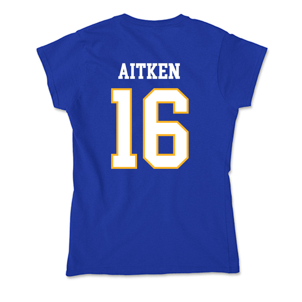 SJSU - NCAA Women's Soccer : Taejah Aitken - Soft Style Women’s T-Shirt-1