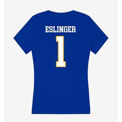 SJSU - NCAA Women's Water Polo : Larke Eslinger - Women's V-Neck T-Shirt-1