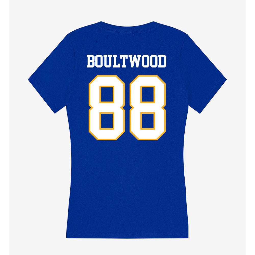 SJSU - NCAA Football : Ryan Boultwood - Women's V-Neck T-Shirt-1