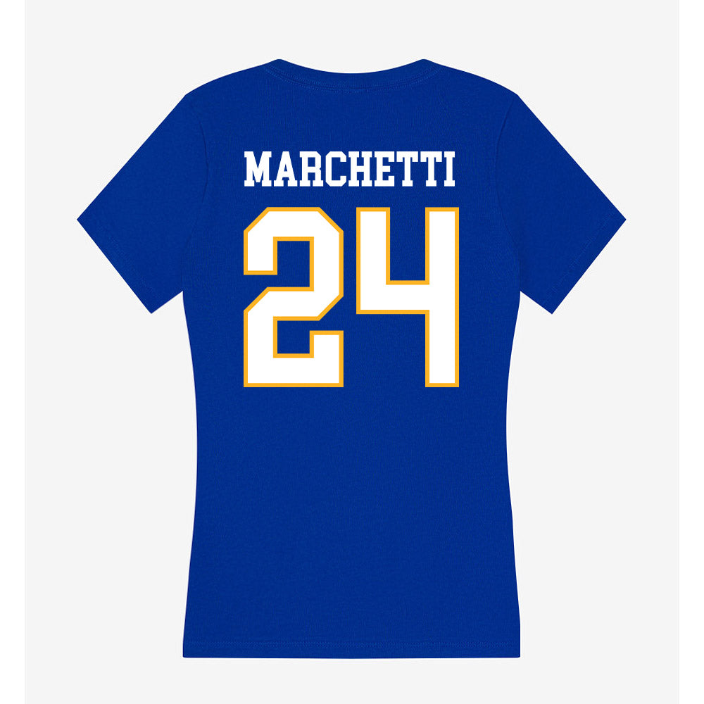 SJSU - NCAA Baseball : Landon Marchetti - Women's V-Neck T-Shirt-1