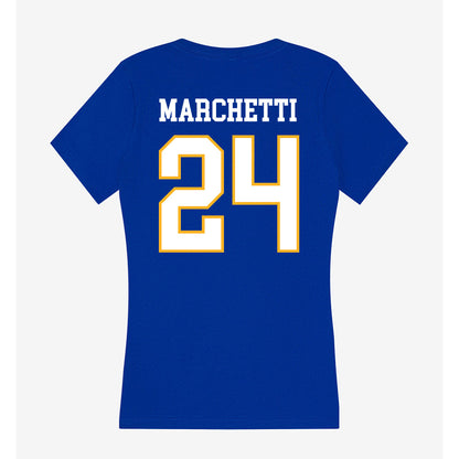 SJSU - NCAA Baseball : Landon Marchetti - Women's V-Neck T-Shirt-1