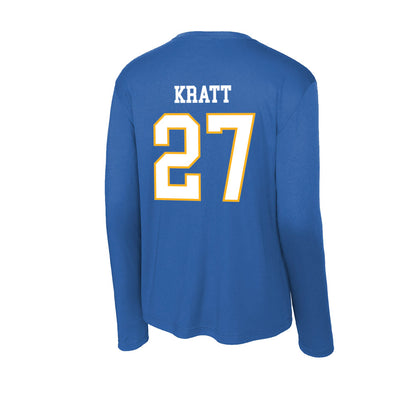 SJSU - NCAA Baseball : Spencer Kratt - Activewear Long Sleeve T-Shirt-1