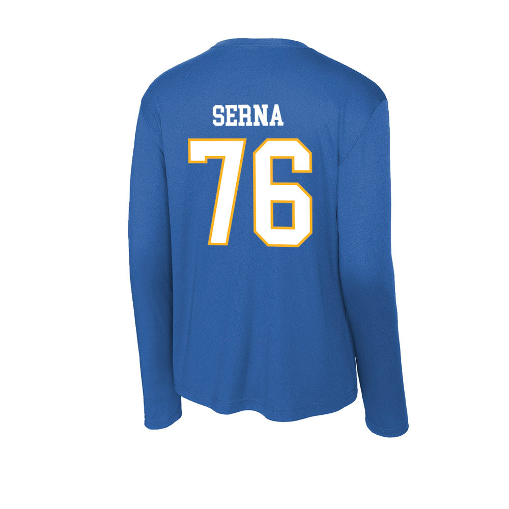 SJSU - NCAA Football : Manuel Serna - Activewear Long Sleeve T-Shirt-1