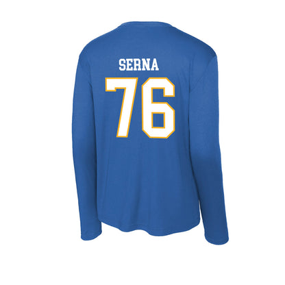 SJSU - NCAA Football : Manuel Serna - Activewear Long Sleeve T-Shirt-1
