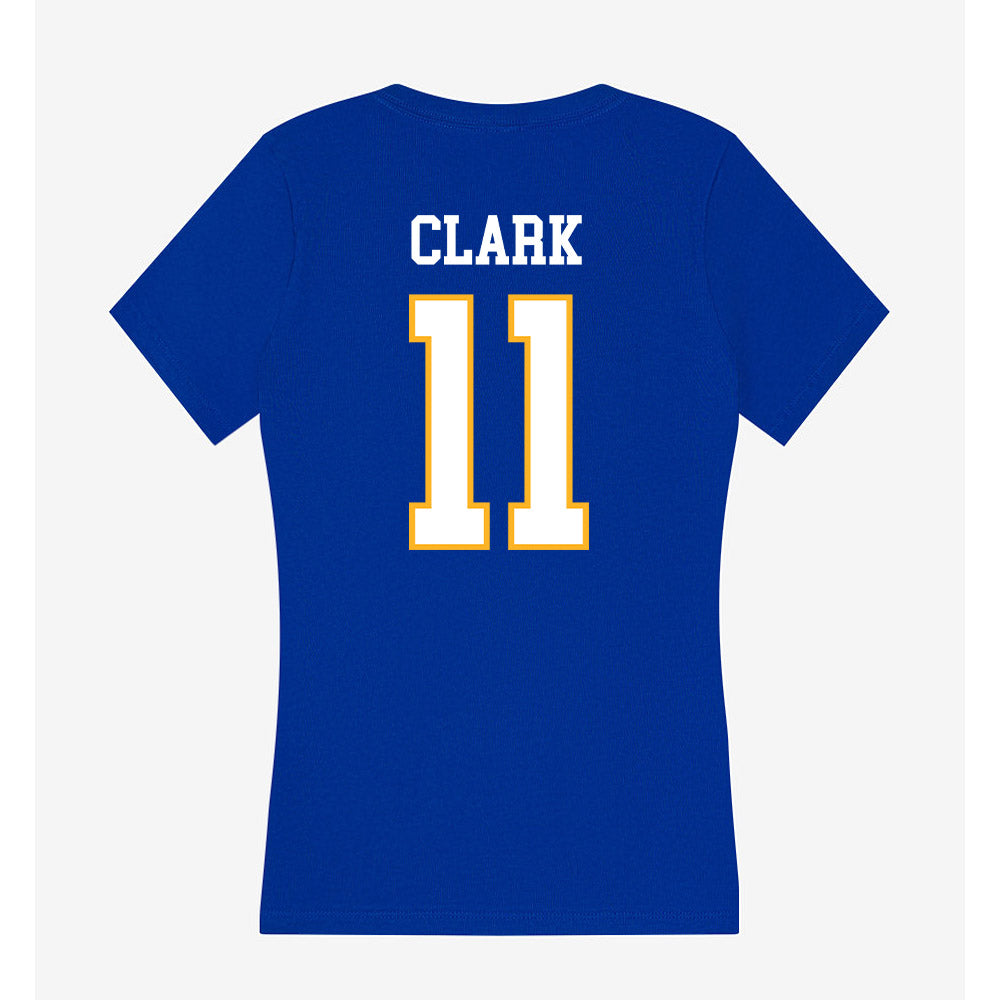 SJSU - NCAA Women's Water Polo : Mackenzy Clark - Women's V-Neck T-Shirt-1