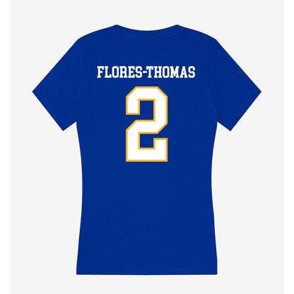 SJSU - NCAA Men's Soccer : Ruben Flores-Thomas - Women's V-Neck T-Shirt-1