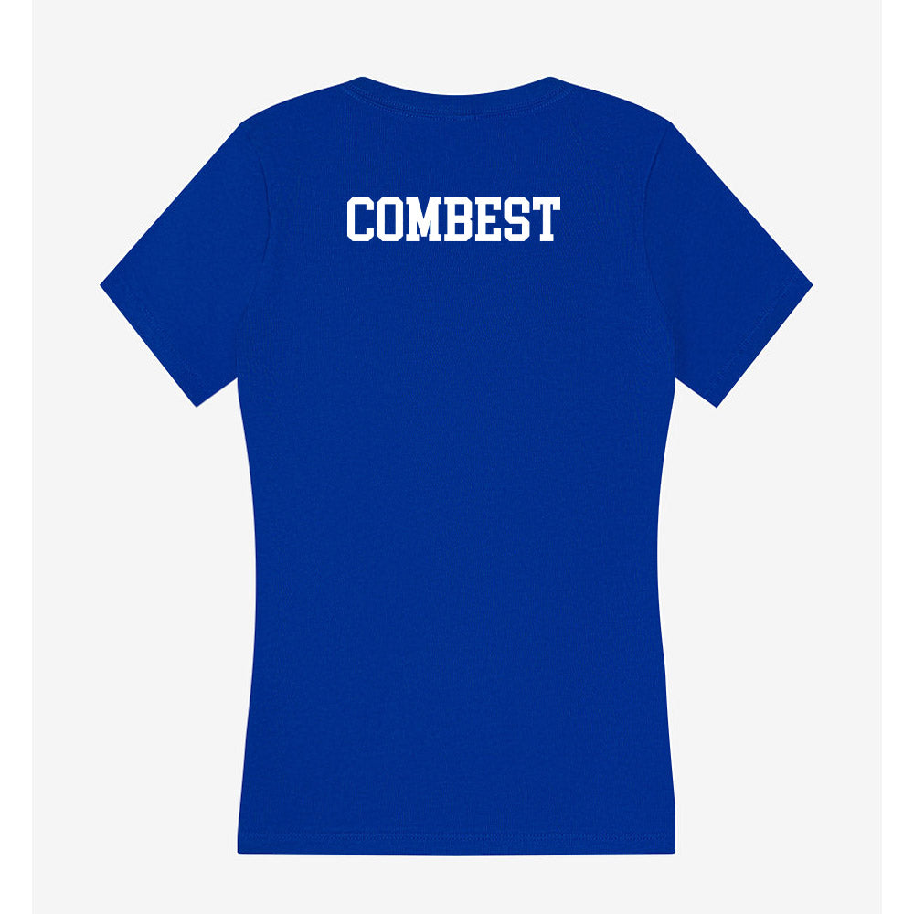SJSU - NCAA Women's Track & Field : Kaylei Combest - Women's V-Neck T-Shirt-1