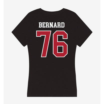 Nicholls State - NCAA Football : Ryan Bernard - Women's V-Neck T-Shirt-1