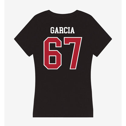 Nicholls State - NCAA Football : Marcus Garcia - Women's V-Neck T-Shirt-1