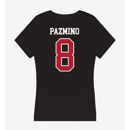 Nicholls State - NCAA Men's Basketball : Kevin Pazmino - Women's V-Neck T-Shirt-1