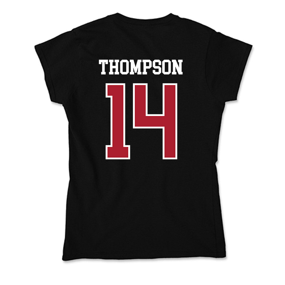 Nicholls State - NCAA Baseball : Caston Thompson - Soft Style Women’s T-Shirt-1
