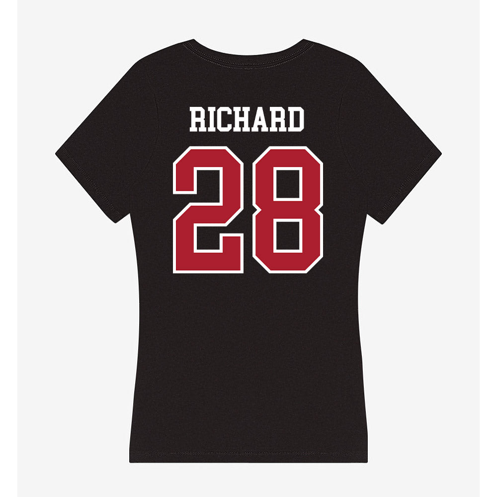 Nicholls State - NCAA Baseball : Dawson Richard - Women's V-Neck T-Shirt-1