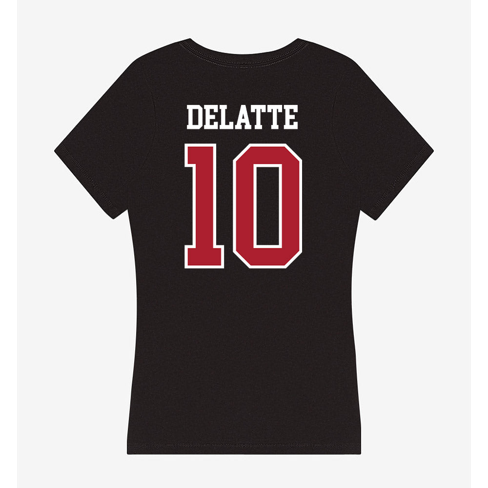 Nicholls State - NCAA Softball : Aubrey Delatte - Women's V-Neck T-Shirt-1
