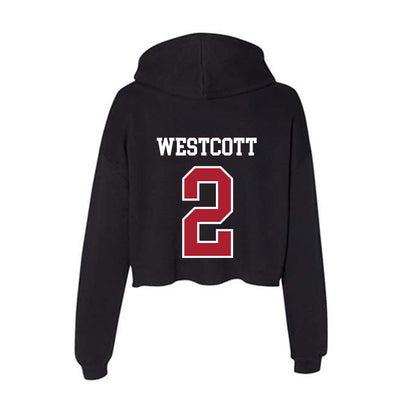 Nicholls State - NCAA Baseball : Christian Westcott - Women's Crop Fleece Hoodie-1