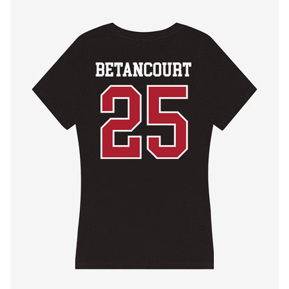 Nicholls State - NCAA Men's Basketball : Domanic Betancourt - Women's V-Neck T-Shirt-1