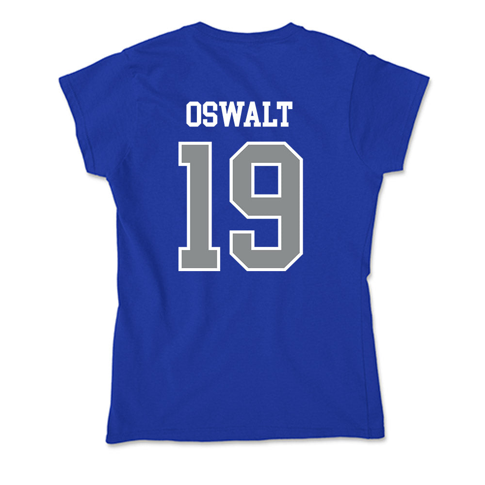 Memphis - NCAA Baseball : Davis Oswalt - Soft Style Women’s T-Shirt-1
