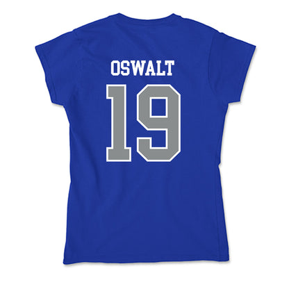 Memphis - NCAA Baseball : Davis Oswalt - Soft Style Women’s T-Shirt-1