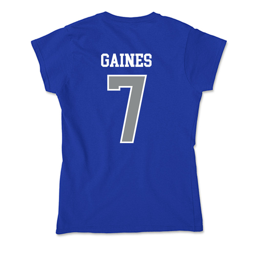 Memphis - NCAA Women's Basketball : Paris Gaines - Soft Style Women’s T-Shirt-1