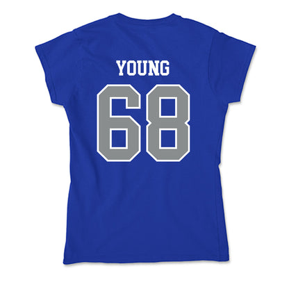 Memphis - NCAA Football : Jonathan Young - Soft Style Women’s T-Shirt-1