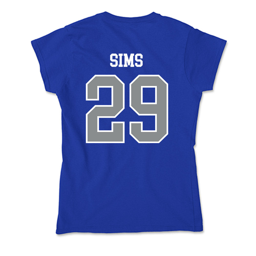 Memphis - NCAA Football : Tim Sims - Soft Style Women’s T-Shirt-1