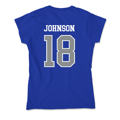 Memphis - NCAA Football : TJ Johnson - Soft Style Women’s T-Shirt-1