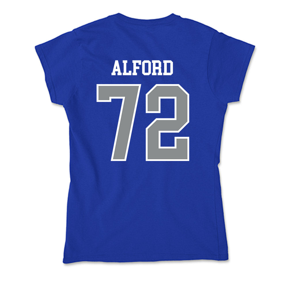 Memphis - NCAA Football : Eddie Alford - Soft Style Women’s T-Shirt-1