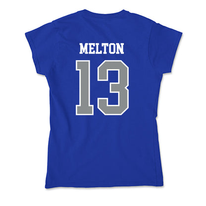 Memphis - NCAA Women's Basketball : Lily Melton - Soft Style Women’s T-Shirt-1