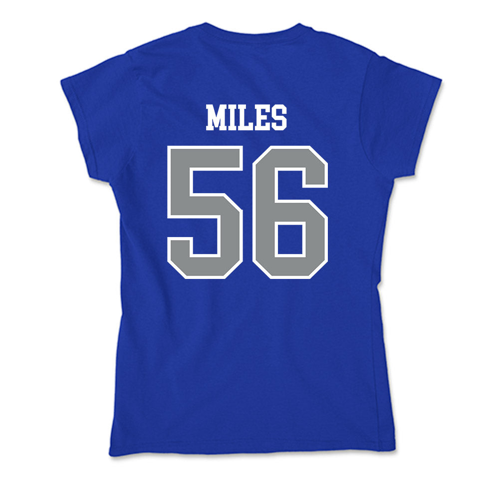 Memphis - NCAA Football : KJ Miles - Soft Style Women’s T-Shirt-1