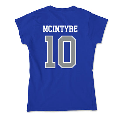 Memphis - NCAA Men's Soccer : Eben McIntyre - Soft Style Women’s T-Shirt-1