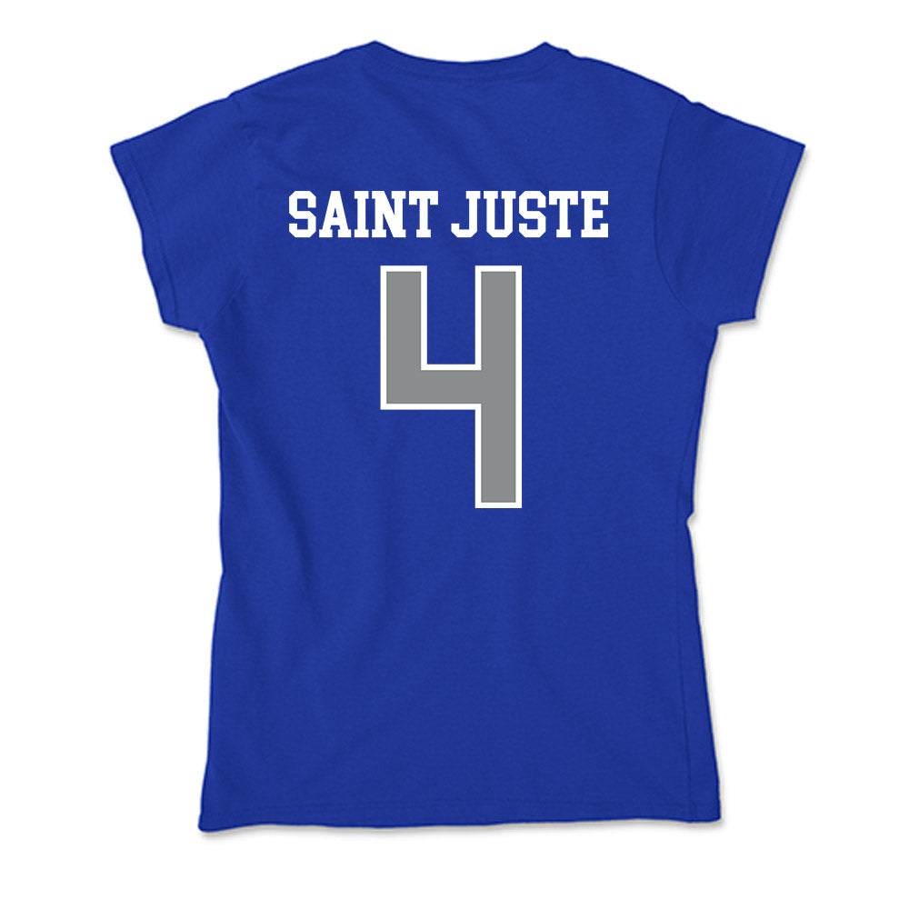 Memphis - NCAA Men's Soccer : Junior Saint Juste - Soft Style Women’s T-Shirt-1