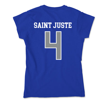 Memphis - NCAA Men's Soccer : Junior Saint Juste - Soft Style Women’s T-Shirt-1