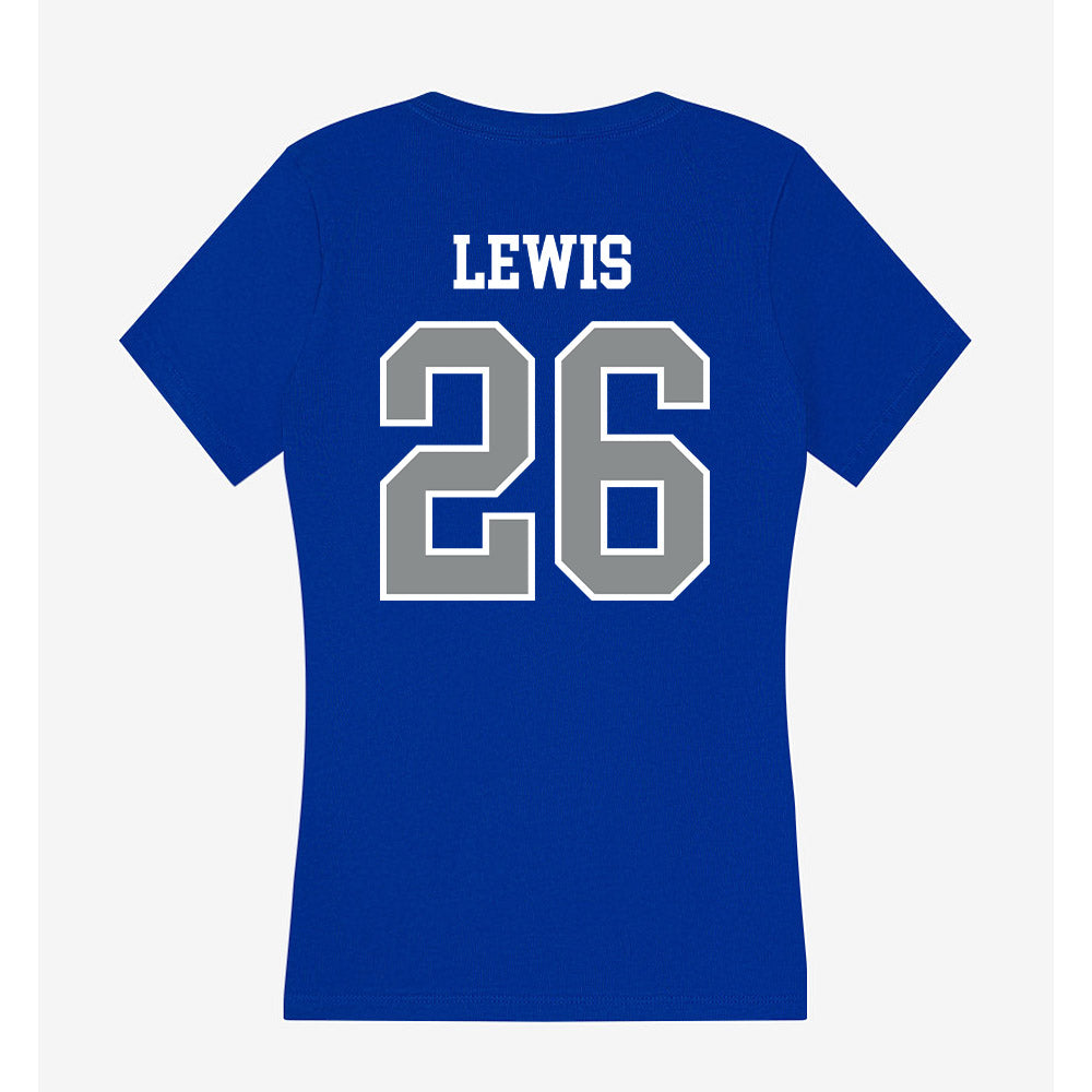 Memphis - NCAA Football : Jaylen Lewis - Women's V-Neck T-Shirt-1
