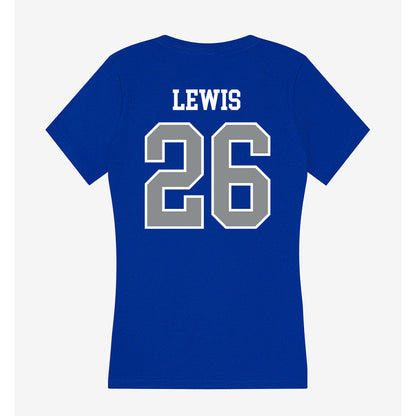 Memphis - NCAA Football : Jaylen Lewis - Women's V-Neck T-Shirt-1