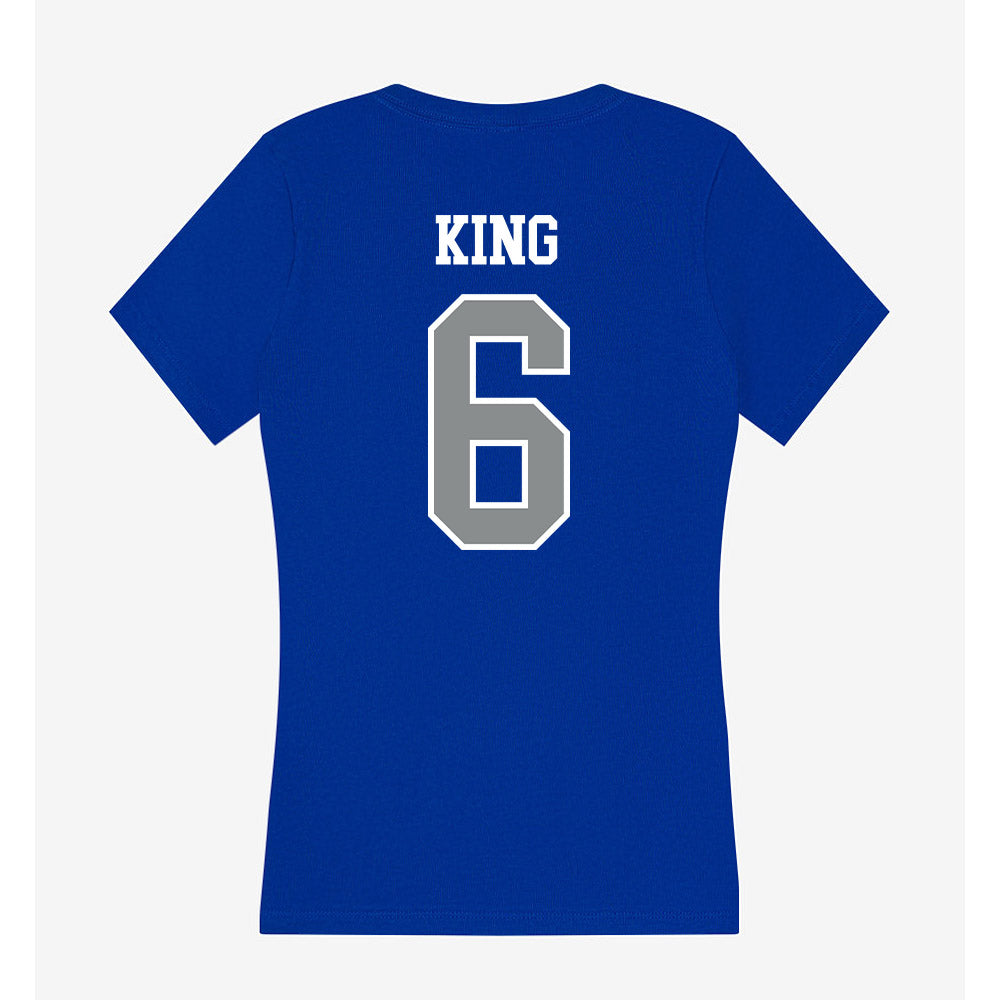 Memphis - NCAA Football : Dylan King - Women's V-Neck T-Shirt-1