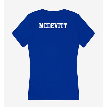Memphis - NCAA Women's Track & Field : Reese McDevitt - Women's V-Neck T-Shirt-1
