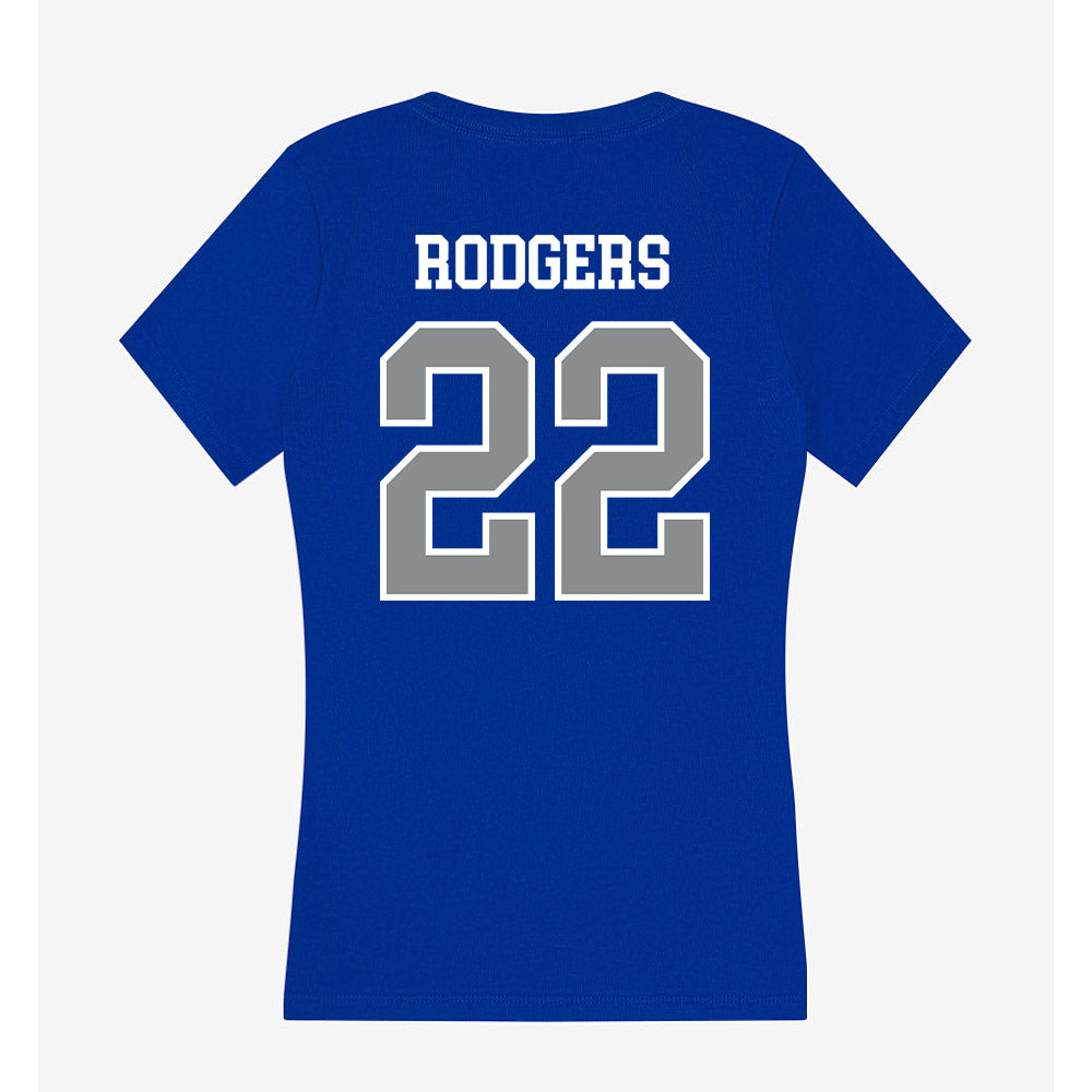 Memphis - NCAA Baseball : Barret Rodgers - Women's V-Neck T-Shirt-1