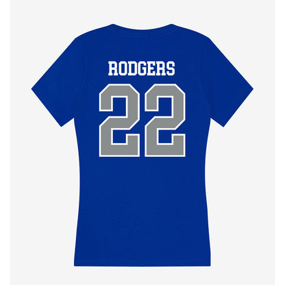 Memphis - NCAA Baseball : Barret Rodgers - Women's V-Neck T-Shirt-1