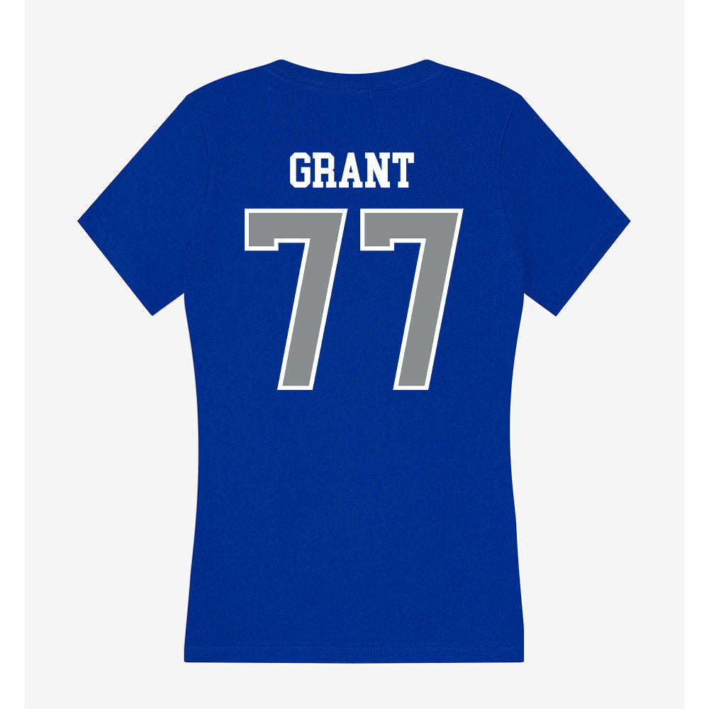 Memphis - NCAA Football : Brian Grant - Women's V-Neck T-Shirt-1