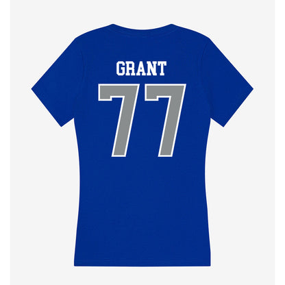 Memphis - NCAA Football : Brian Grant - Women's V-Neck T-Shirt-1