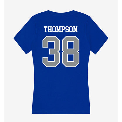 Memphis - NCAA Football : Xavier Thompson - Women's V-Neck T-Shirt-1