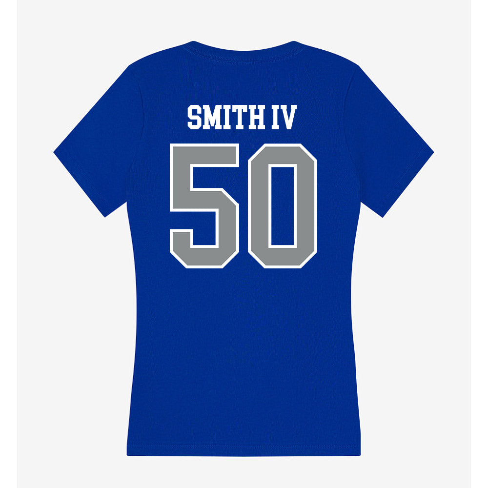 Memphis - NCAA Baseball : James Smith IV - Women's V-Neck T-Shirt-1