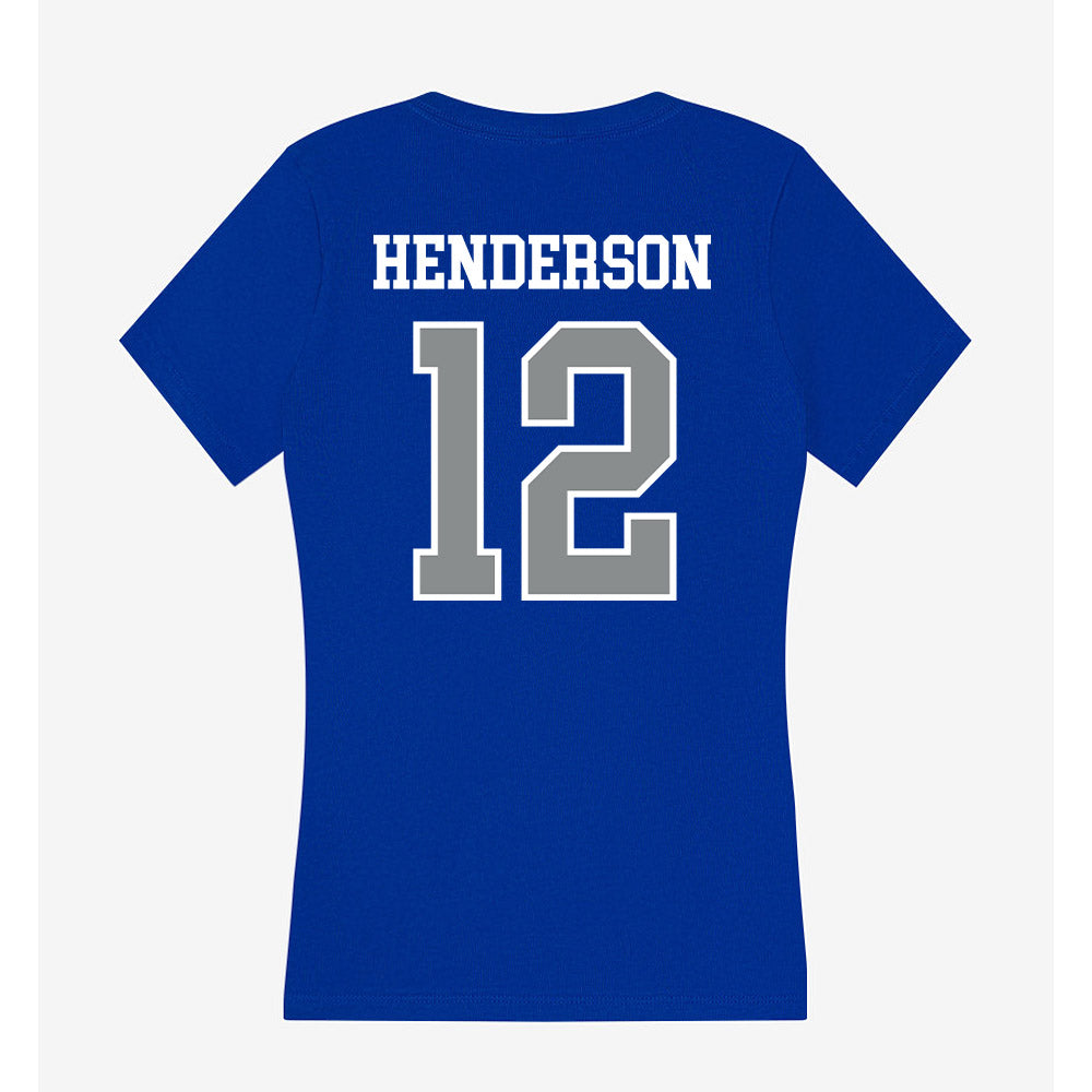 Memphis - NCAA Women's Volleyball : Janyah Henderson - Women's V-Neck T-Shirt-1