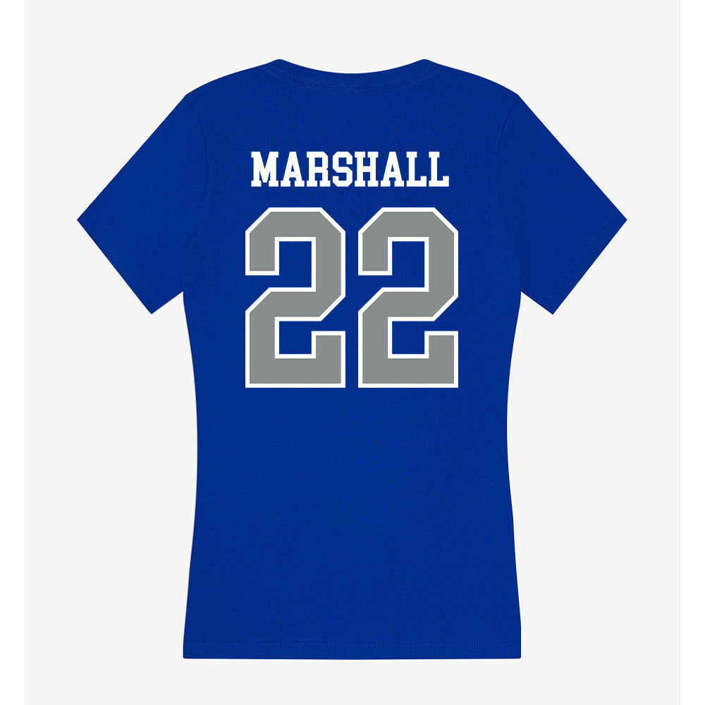 Memphis - NCAA Women's Volleyball : Sydney Marshall - Women's V-Neck T-Shirt-1
