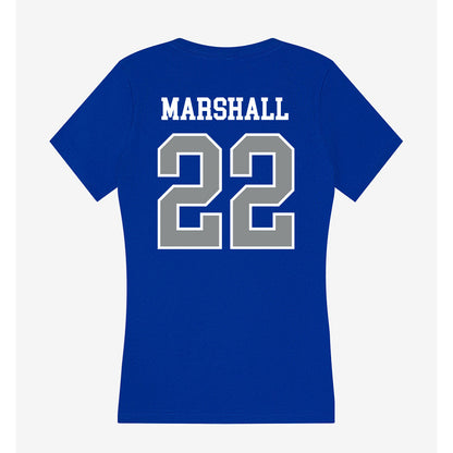 Memphis - NCAA Women's Volleyball : Sydney Marshall - Women's V-Neck T-Shirt-1