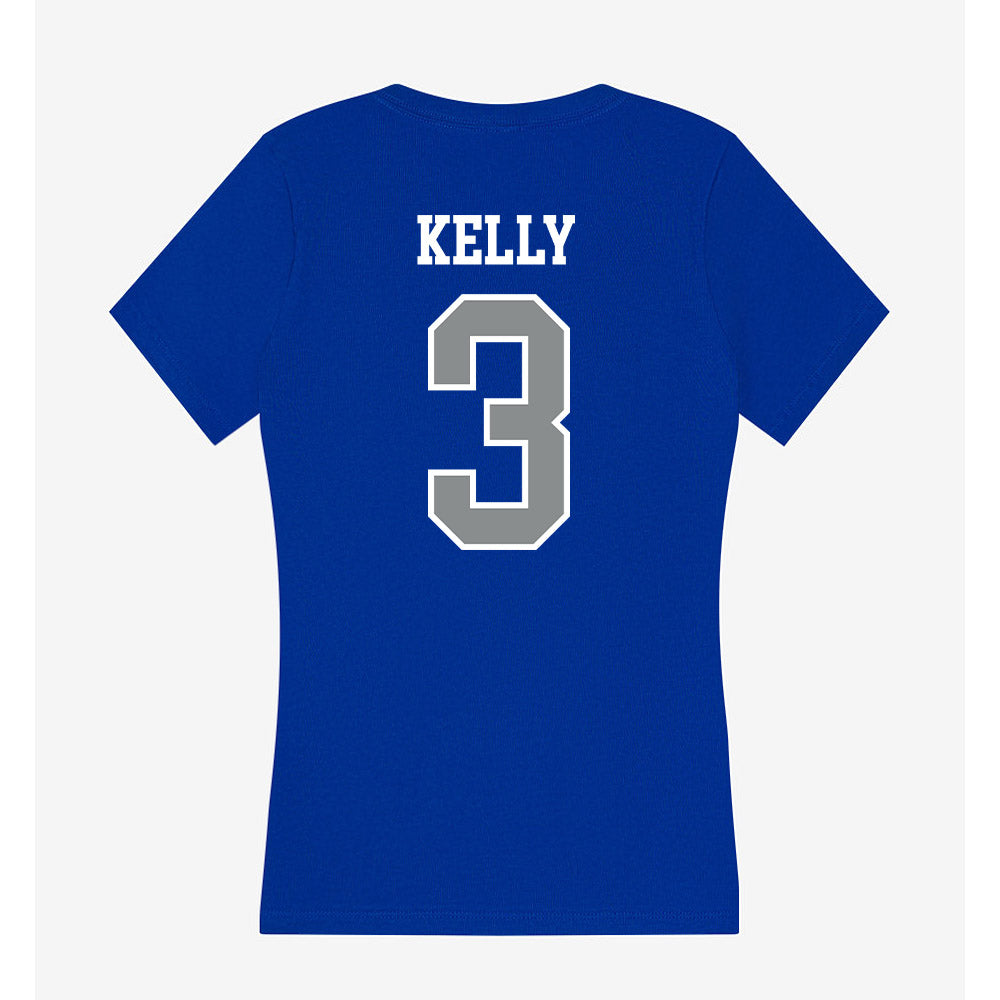 Memphis - NCAA Women's Soccer : Ellis Kelly - Women's V-Neck T-Shirt-1